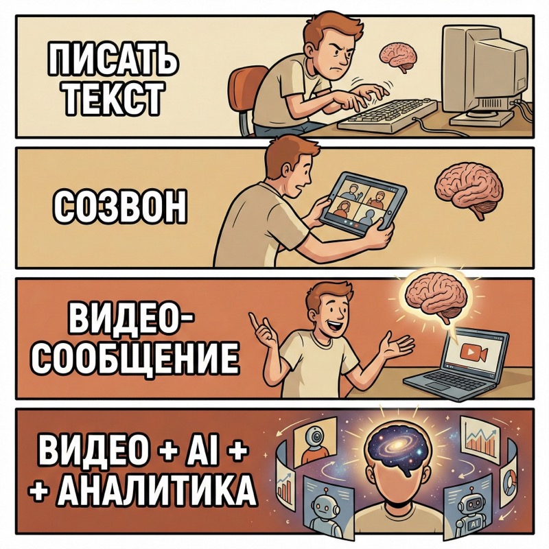 Эволюция коммуникации: от текста до видео с AI