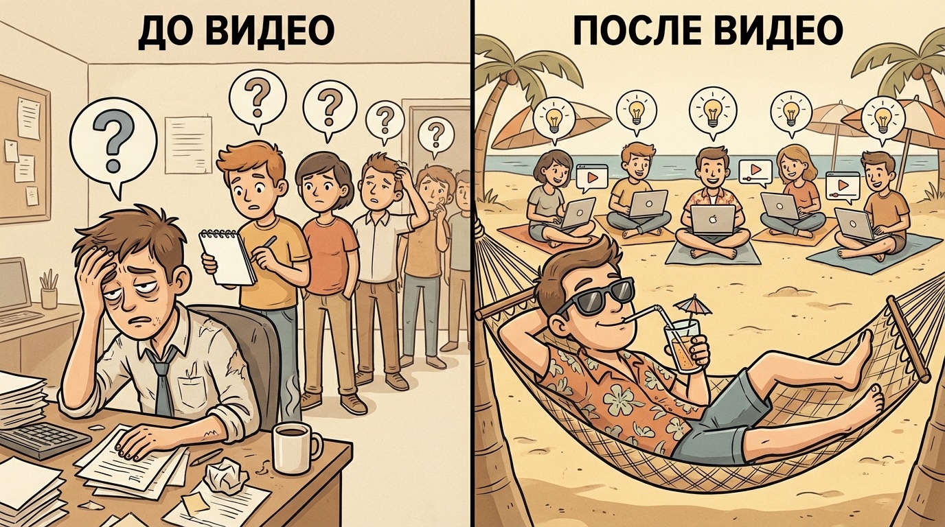 До видео vs после видео — как наставники экономят время