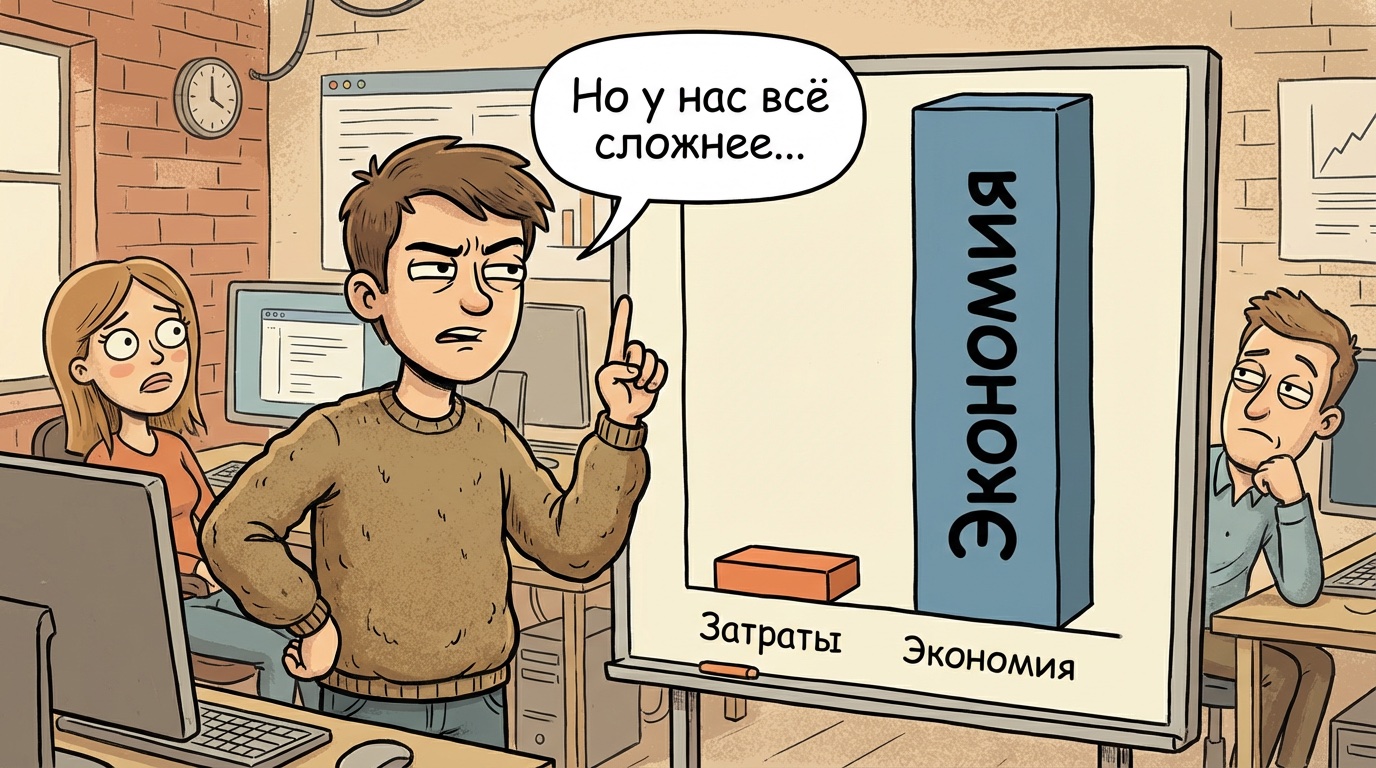 Но у нас всё сложнее — затраты vs экономия видео-обучения